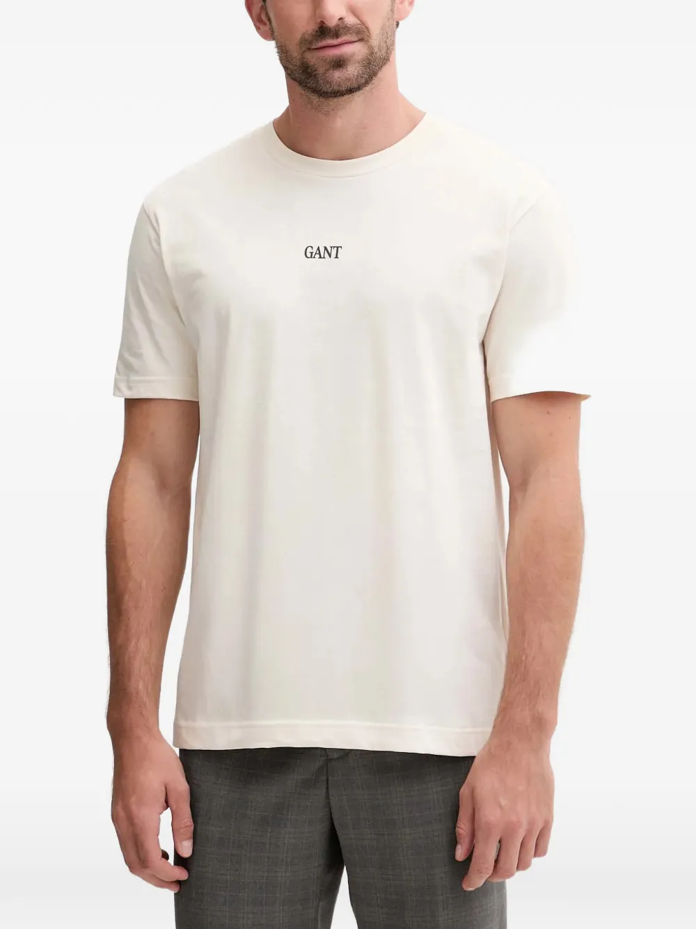 Gant crew-neck T-shirt - Nude