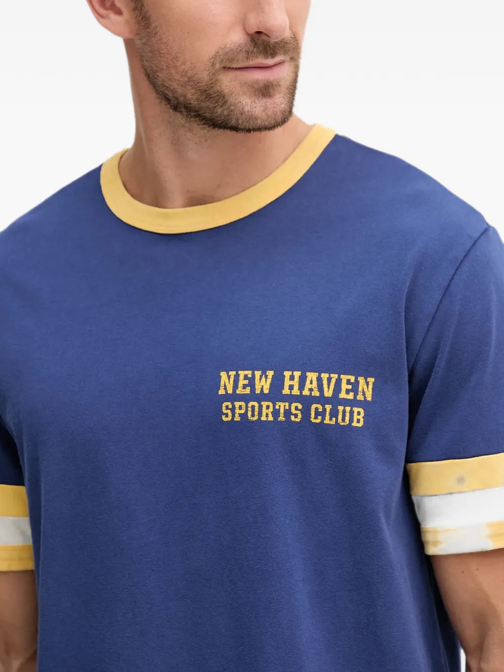Gant New Haven Sports Club T-shirt Blauw