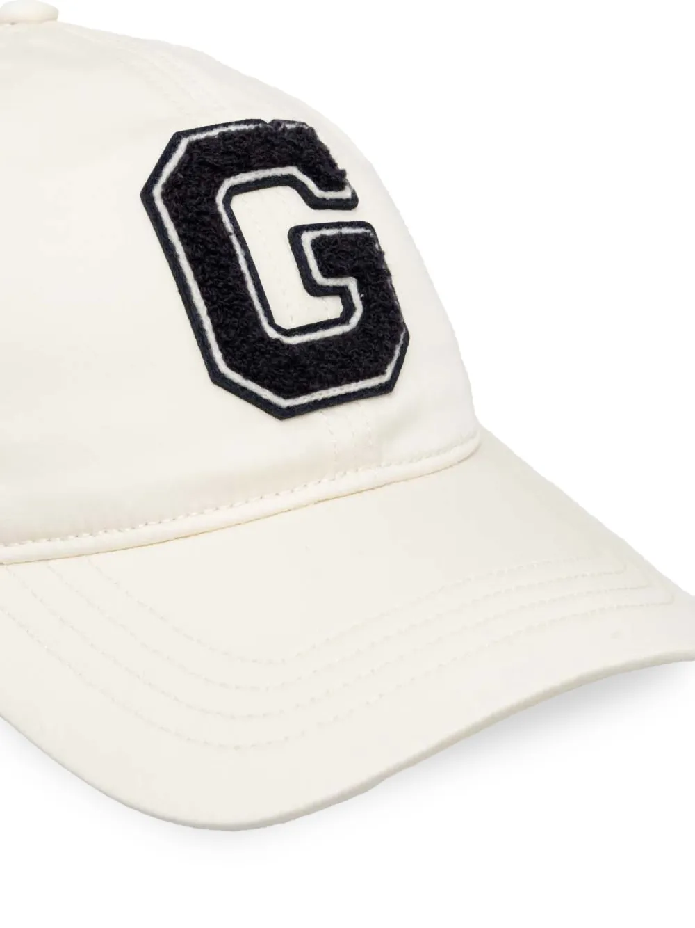 Gant logo-appliqué baseball cap Wit