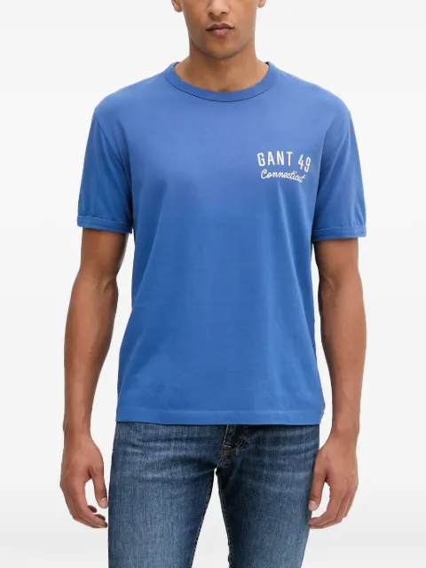 Gant logo-print crew-neck T-shirt