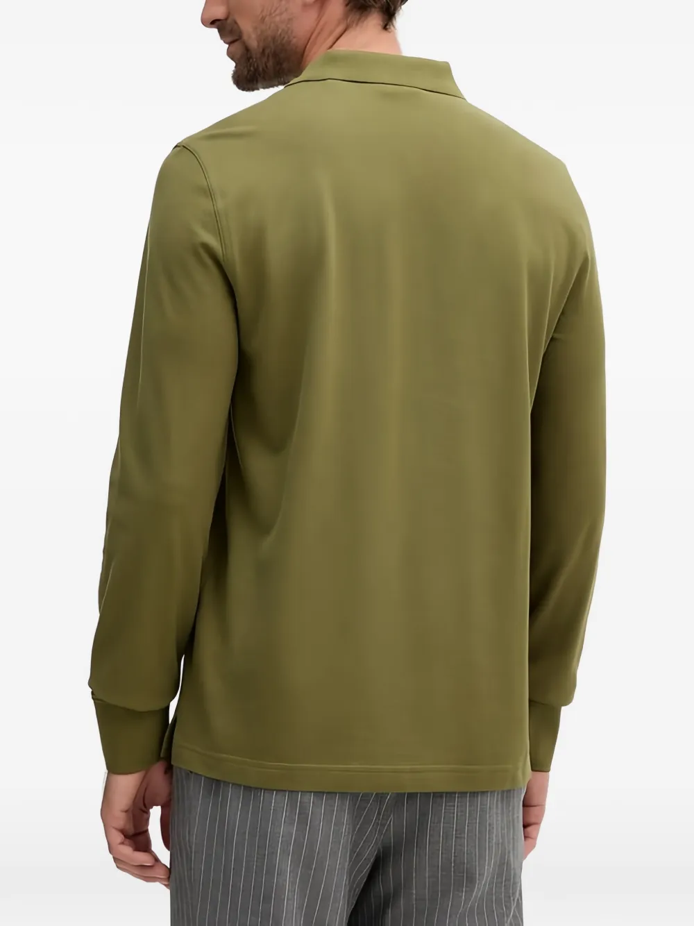 Gant Poloshirt met lange mouwen Groen