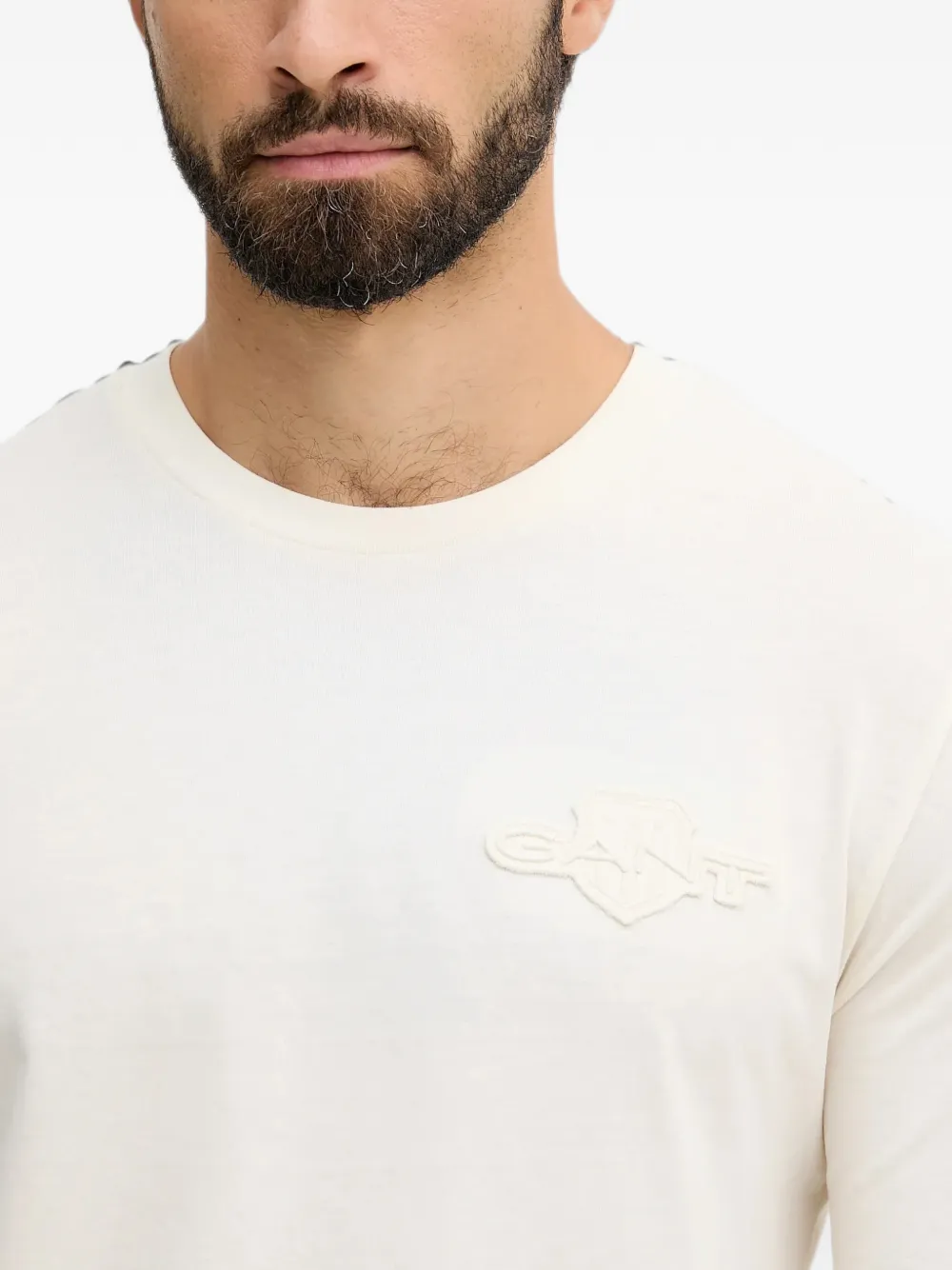 Gant long-sleeve T-shirt Beige