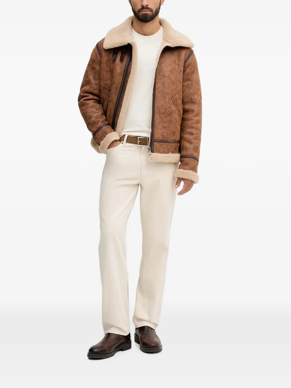 Gant long-sleeve T-shirt Beige