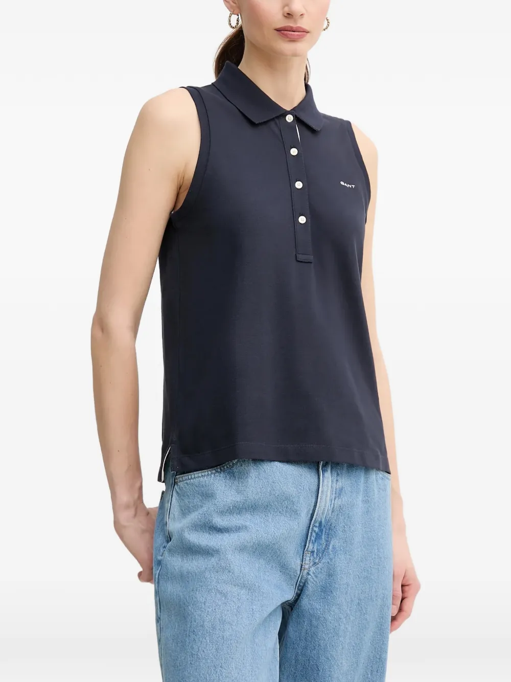 Gant Polo smanicata - Blu