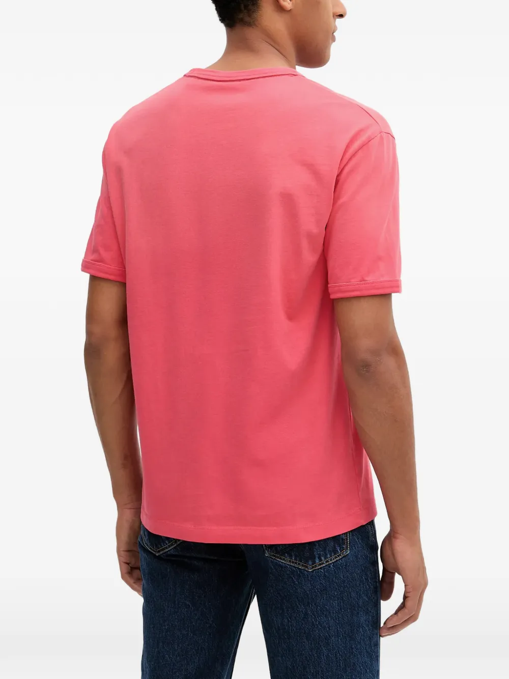 Gant T-shirt met logoprint met ronde hals Rood