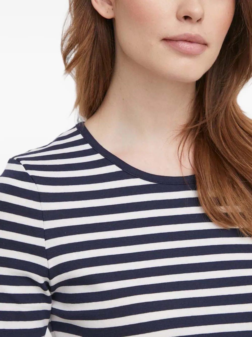 Gant Gestreept T-shirt Blauw