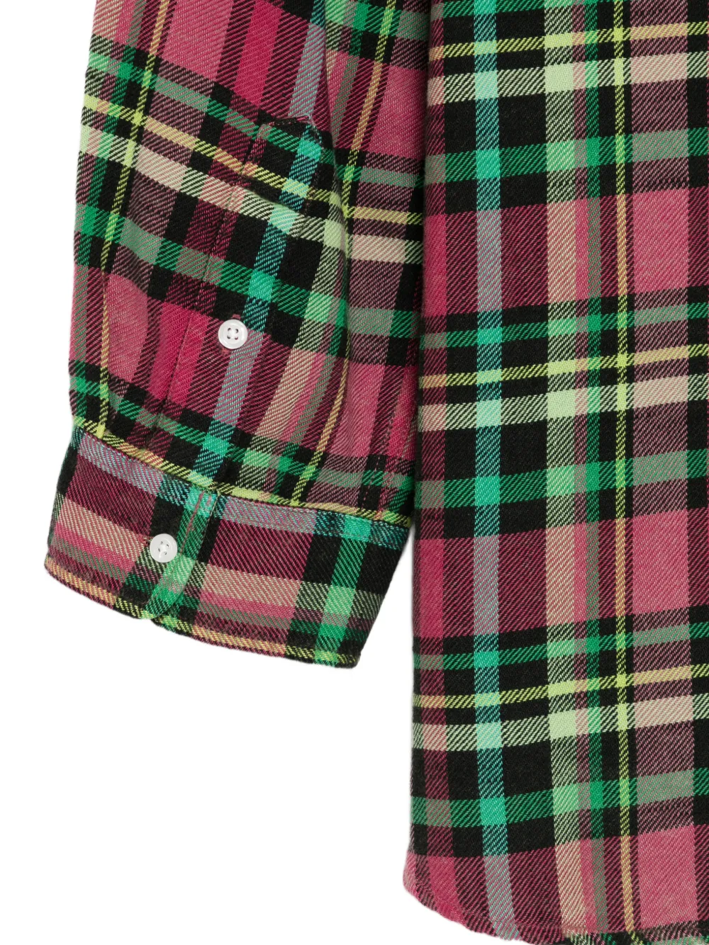  R13 Plaid Pocket Shirt - Pink 