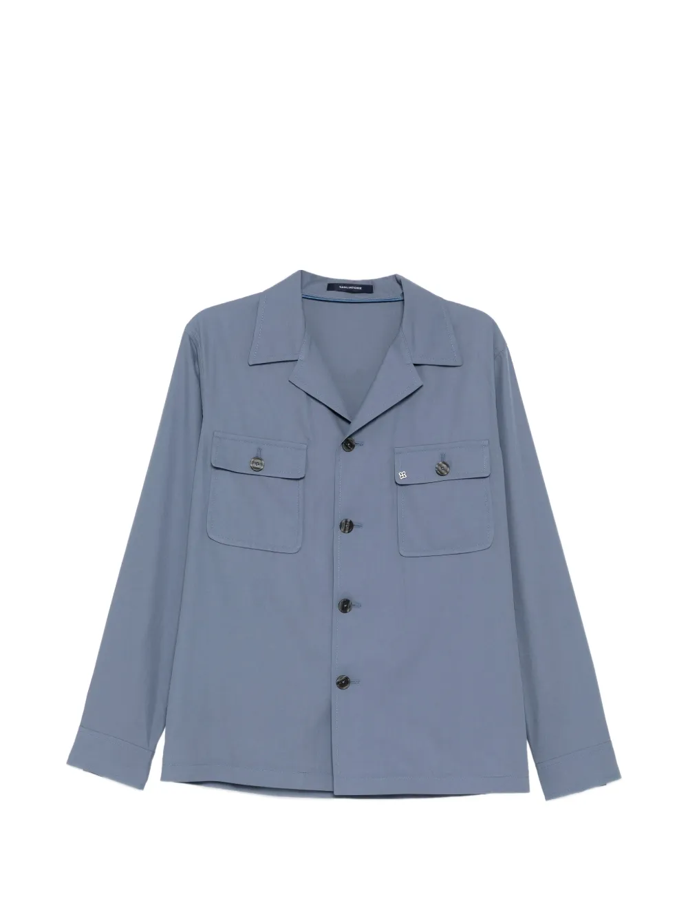 Tagliatore camp-collarc shirt - Blu