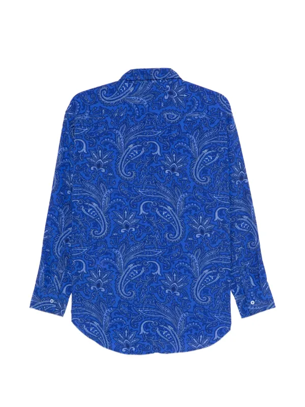 Lauren Ralph Lauren ペイズリーシャツ | ブルー | FARFETCH JP