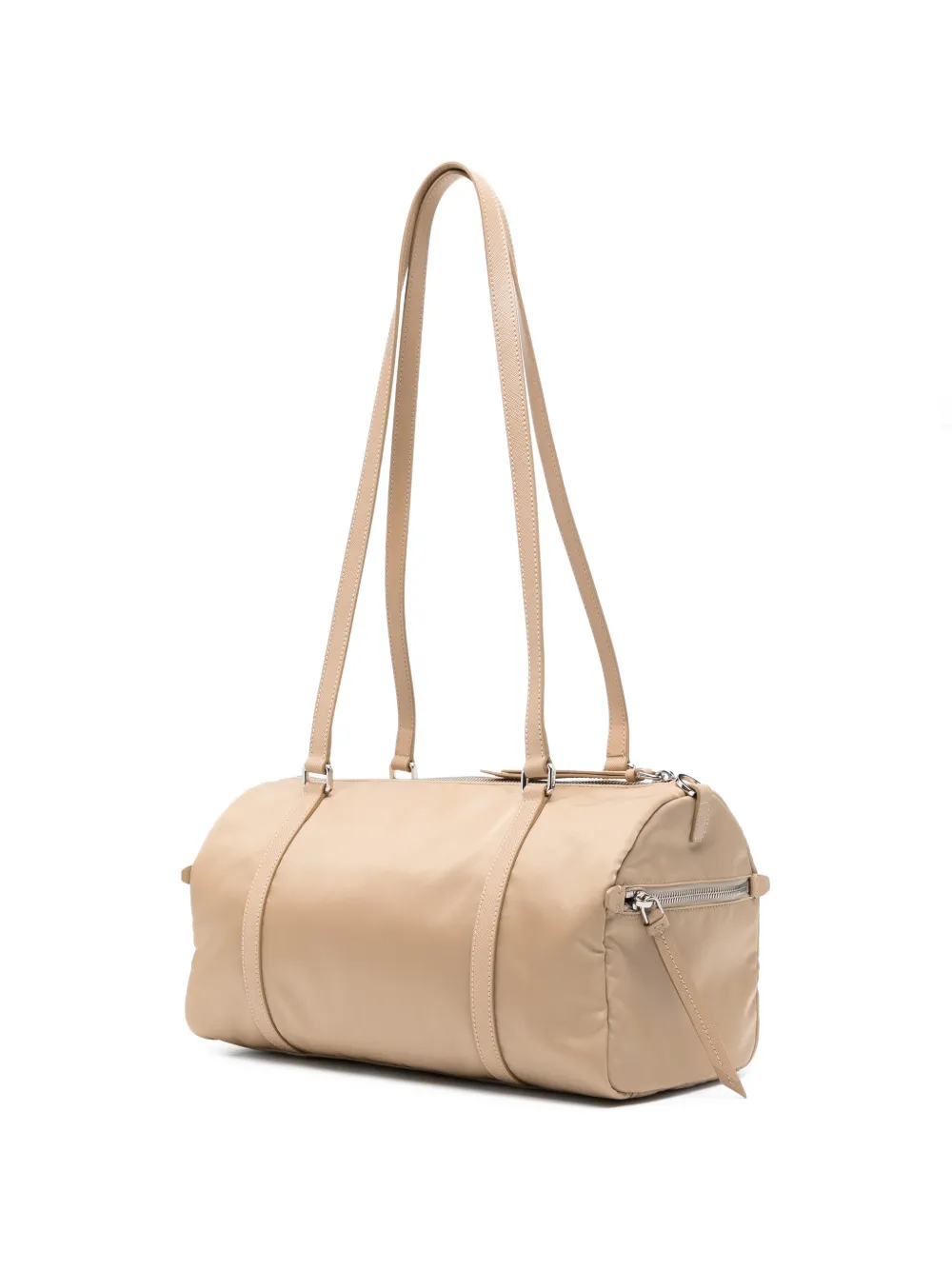  Prada Triangle-logo Shoulder Bag - Neutrals 