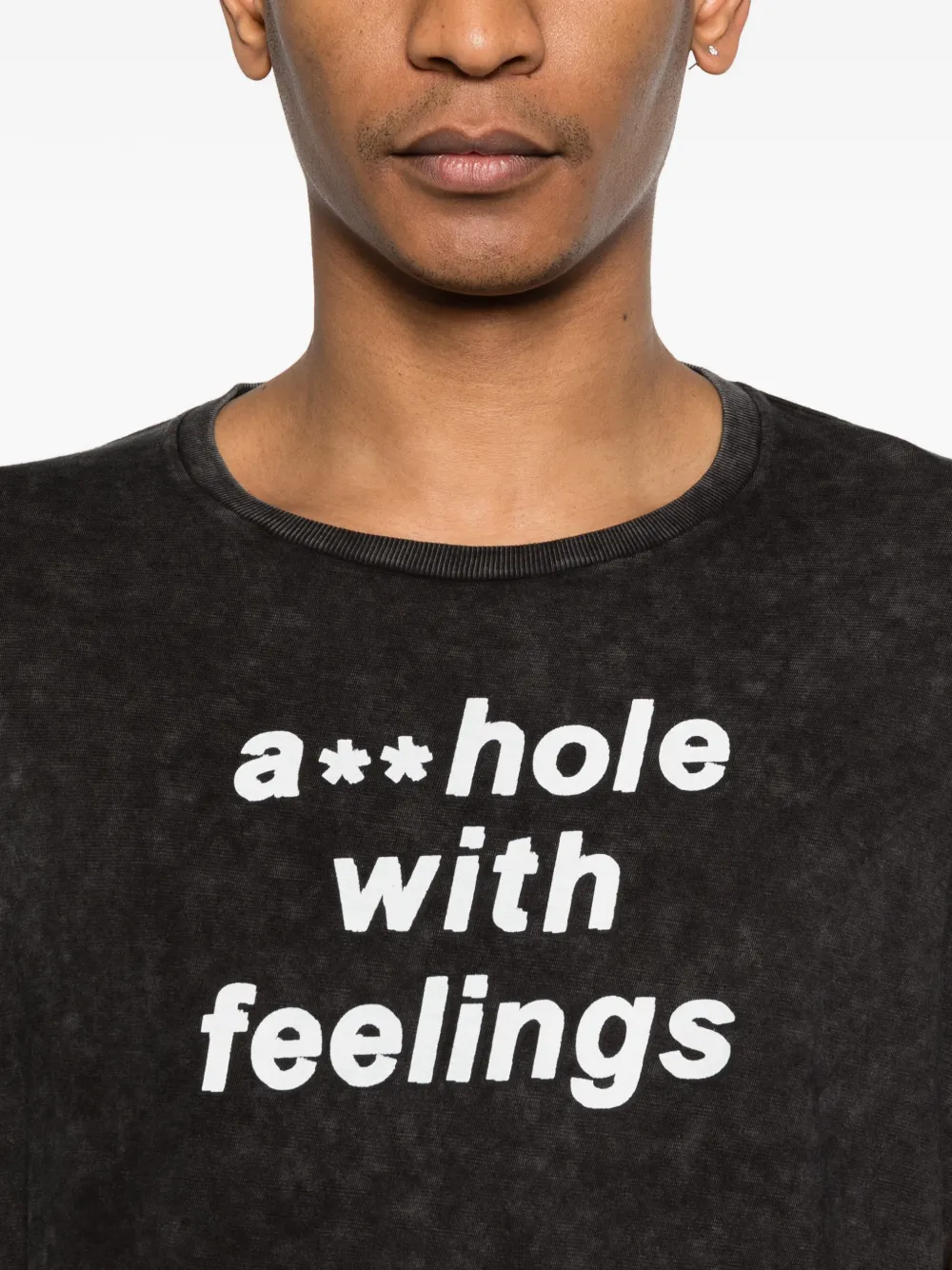 R13 T-shirt met ronde hals Grijs