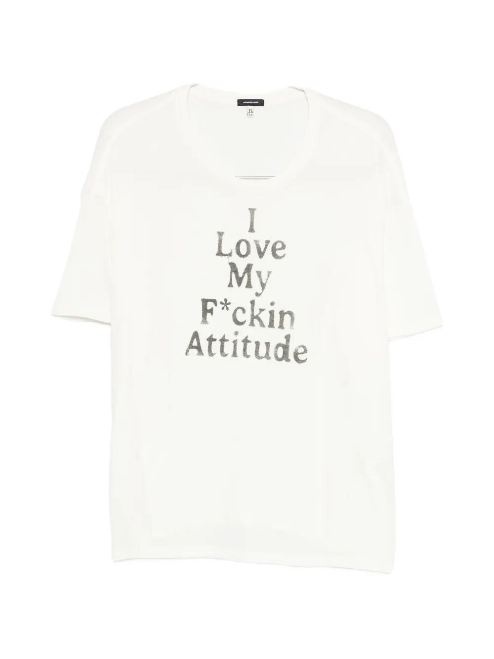 R13 Graphic T-shirt In Neutral