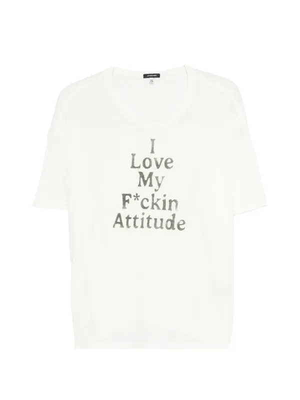 R13 Graphic T-shirt in White