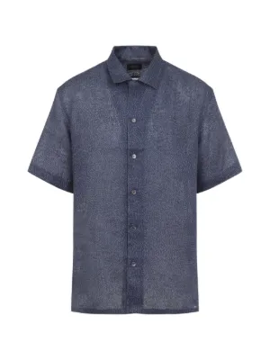 Brioni リネンシャツ | ブルー | FARFETCH JP