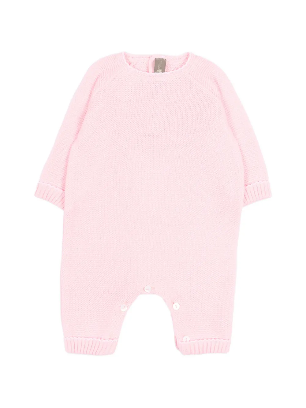 Little Bear buttoned romper - Rosa