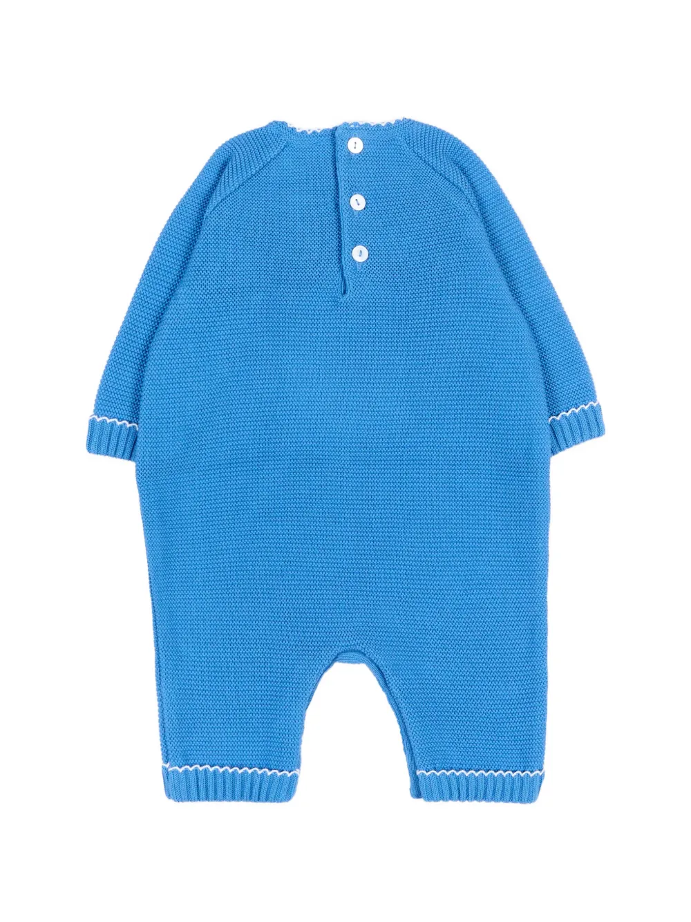  Little Bear Piped Romper - Blue 