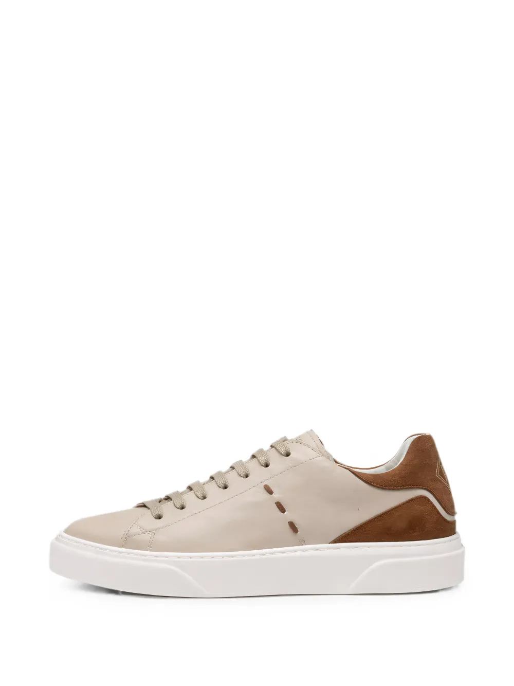Pal Zileri suede-panelled sneakers - Toni neutri