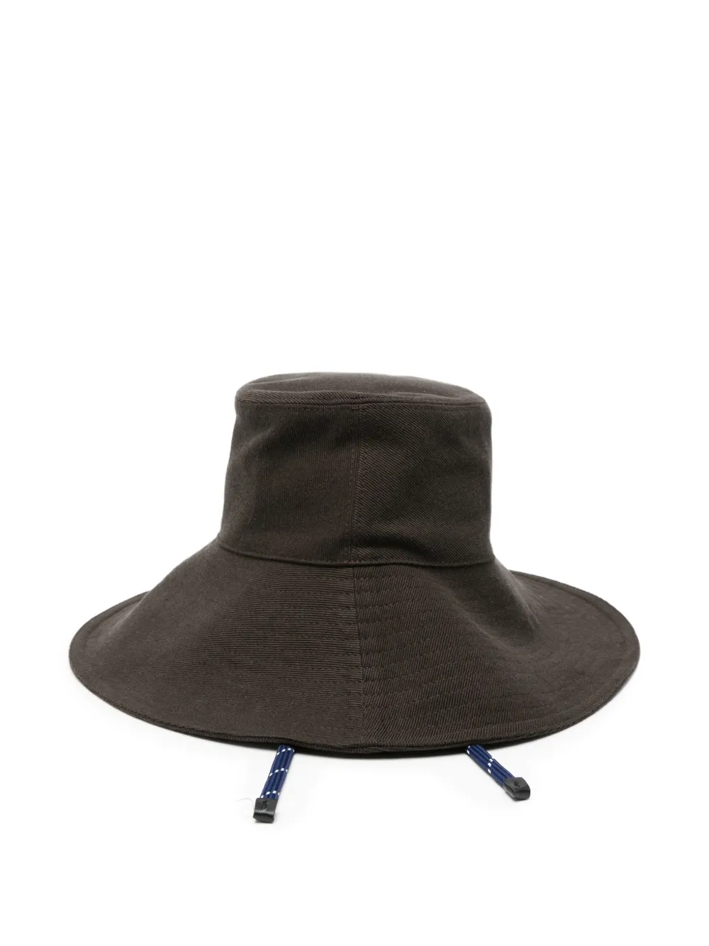  Miu Miu Logo Bucket Hat - Brown 
