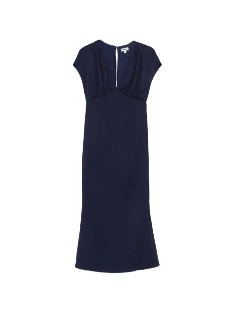 STAUD char gathered maxi dress
