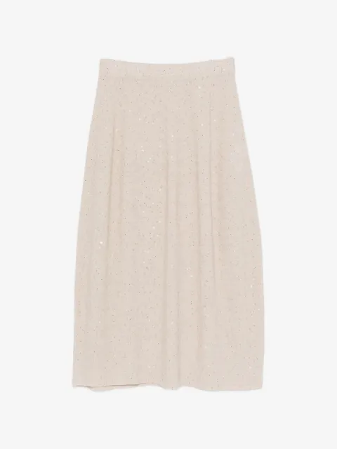 Antonelli knitted sequin skirt