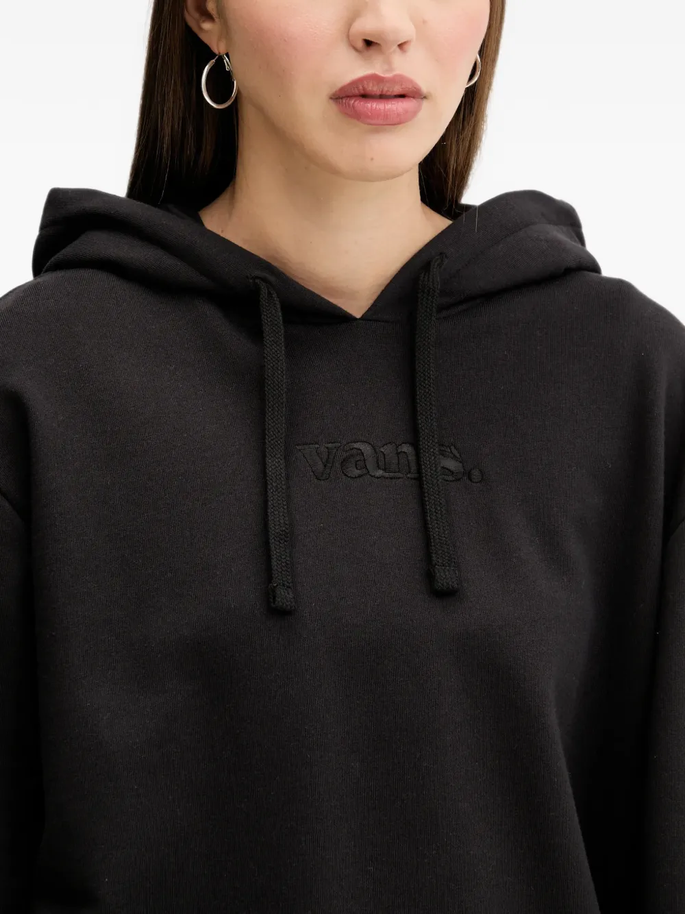 Vans Hoodie met borduurwerk Zwart