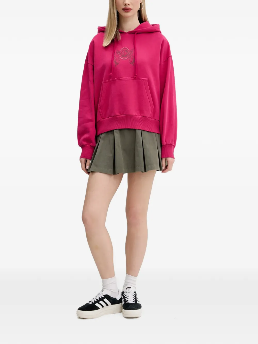 Vans graphic hoodie Roze