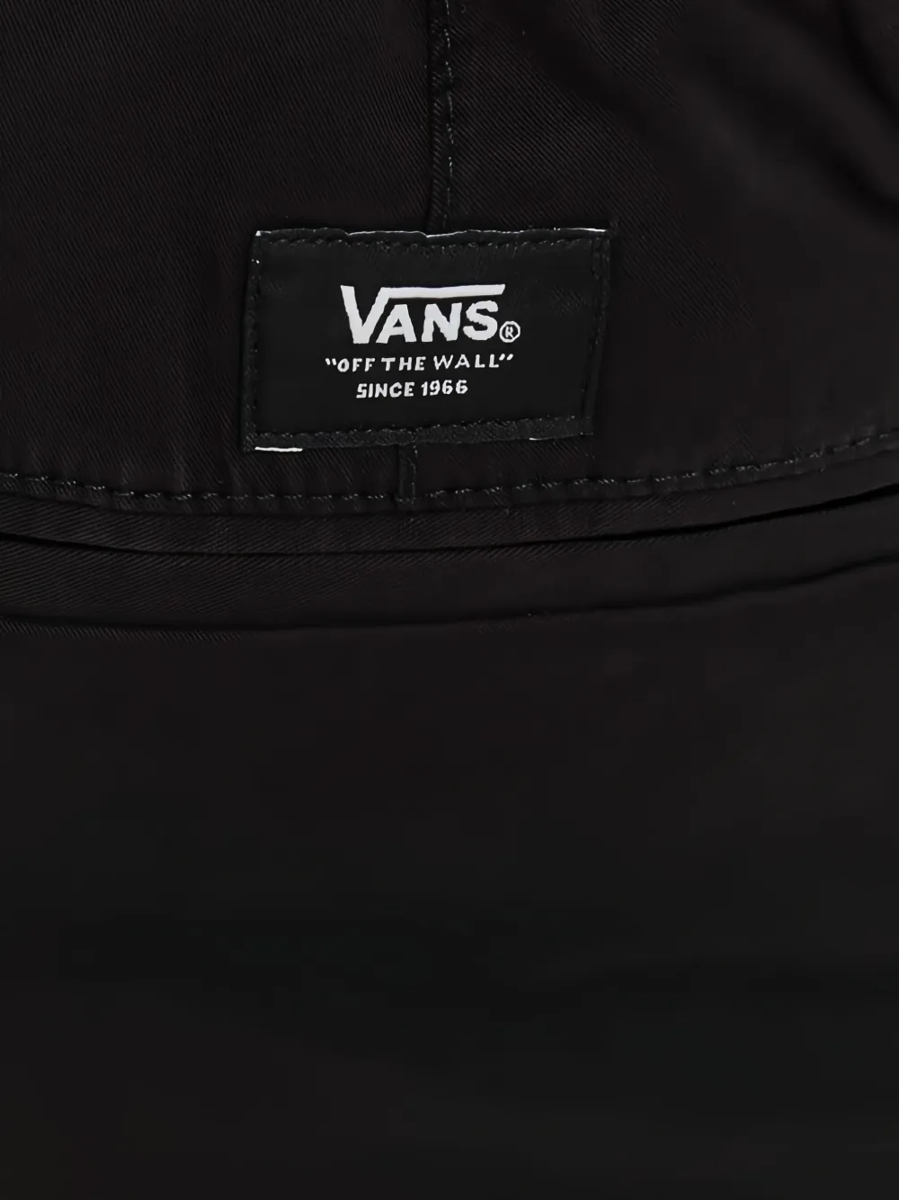 Vans Broek met logopatch Zwart