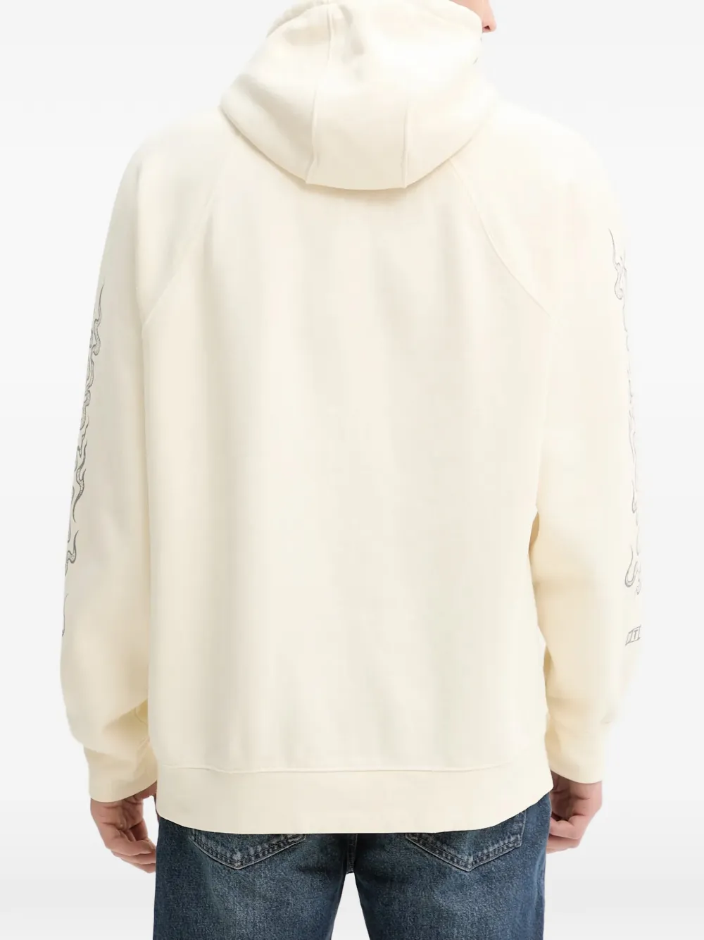 Vans Sweater met vlammen-patroon Beige