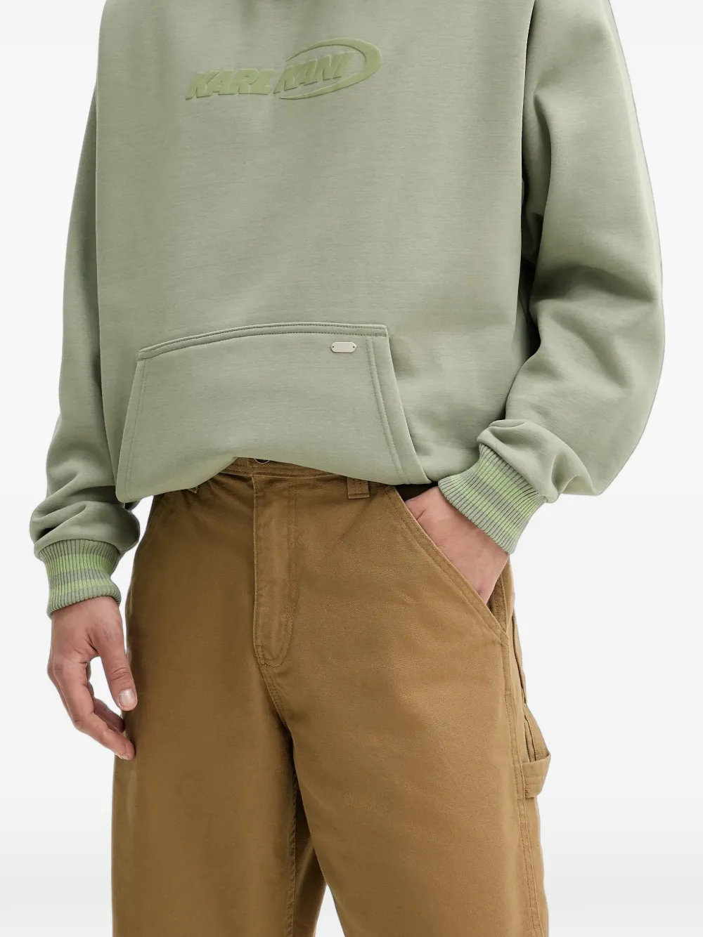 Vans Shorts met cargozak Groen