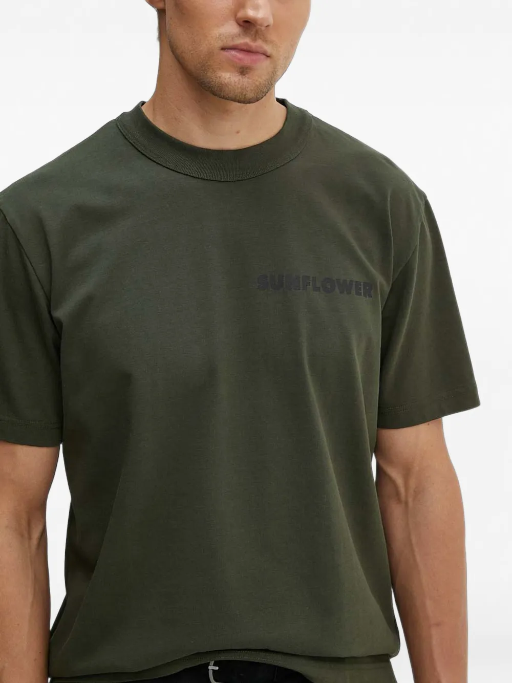 Sunflower T-shirt met logoprint Groen
