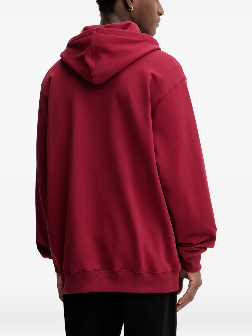 Vans Hoodie met rits Rood
