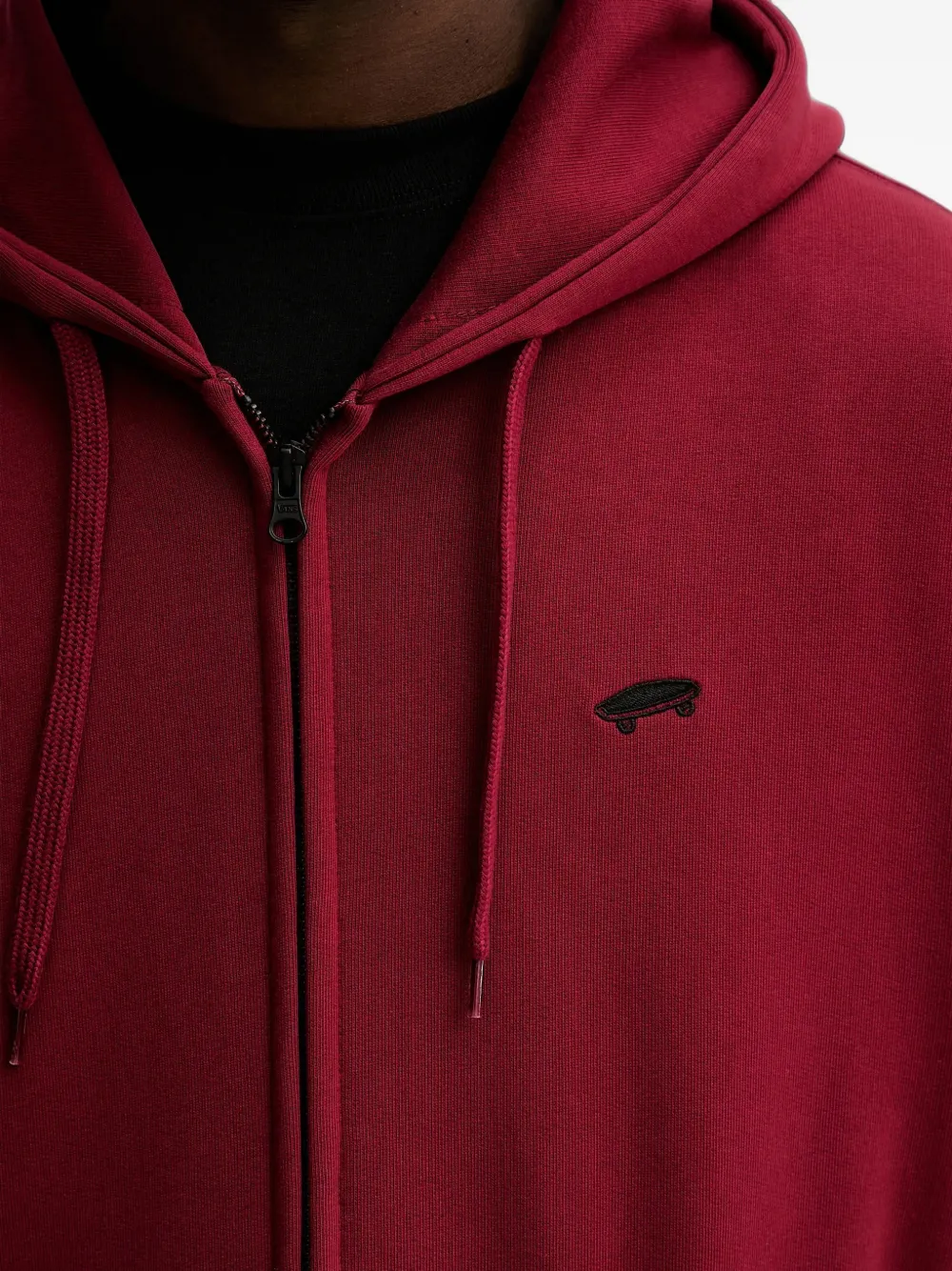Vans Hoodie met rits Rood