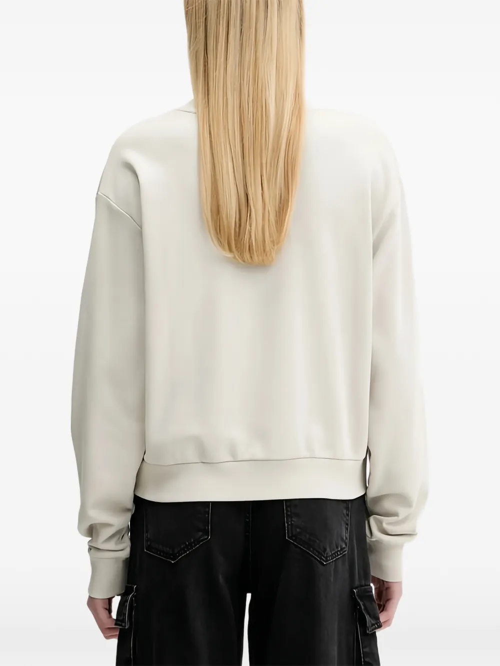 Vans Sweater met borduurwerk Beige