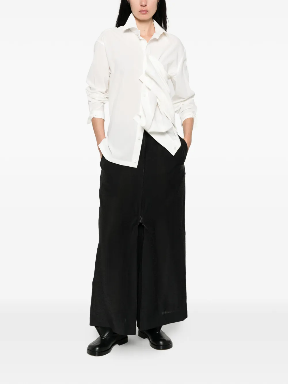 Y-3 Trainingsbroek met rits Zwart