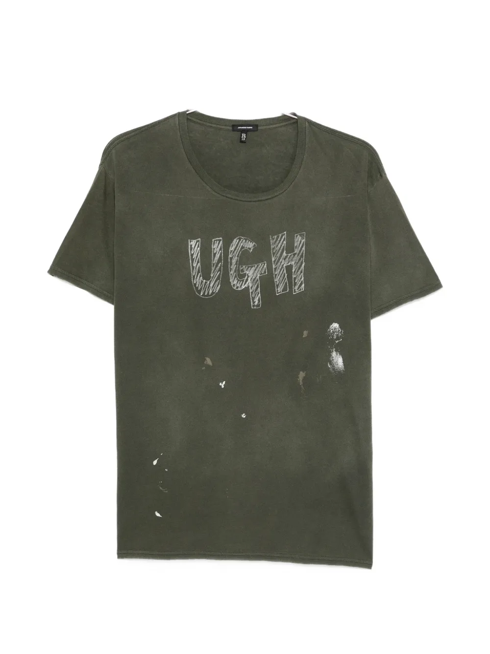 R13 Ugh Graphic T-shirt In Green