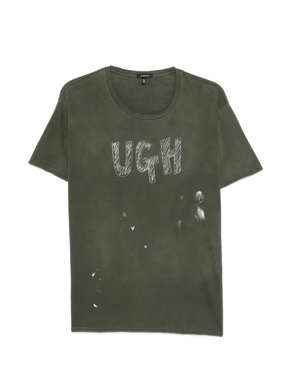 R13 Ugh graphic T-shirt - Verde