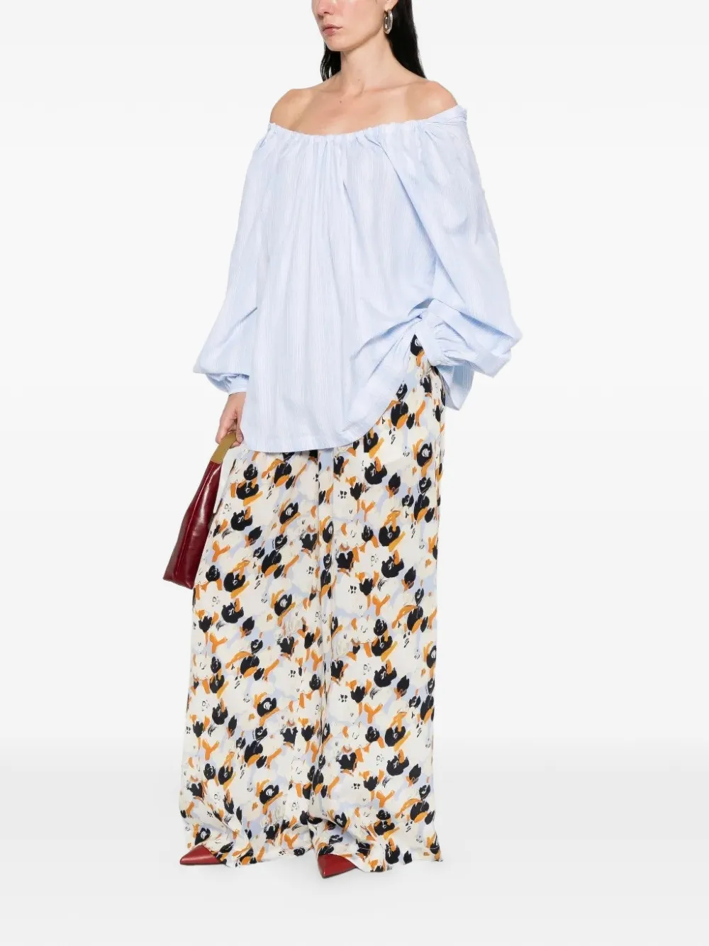  Marni Secret Bouquet Trousers - Neutrals 