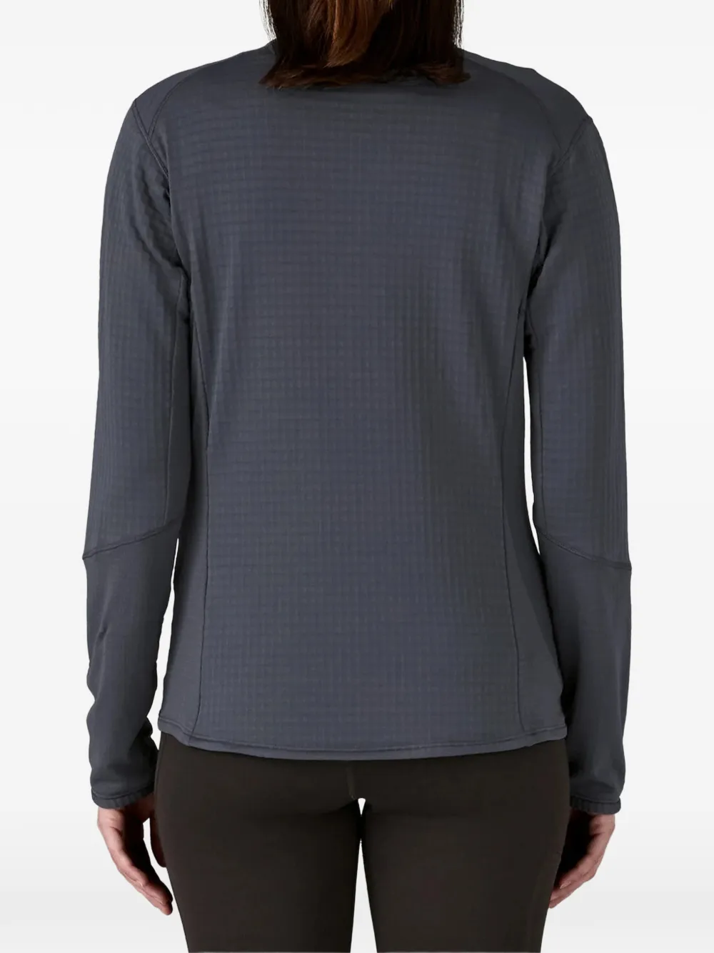 Patagonia R1 wafelgebreid jack met rits Grijs