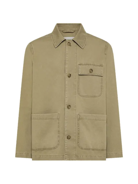 Seventy buttoned patch-pocket overshirt