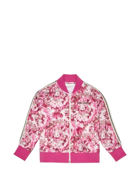 Palm Angels Kids chamarra con estampado tie-dye