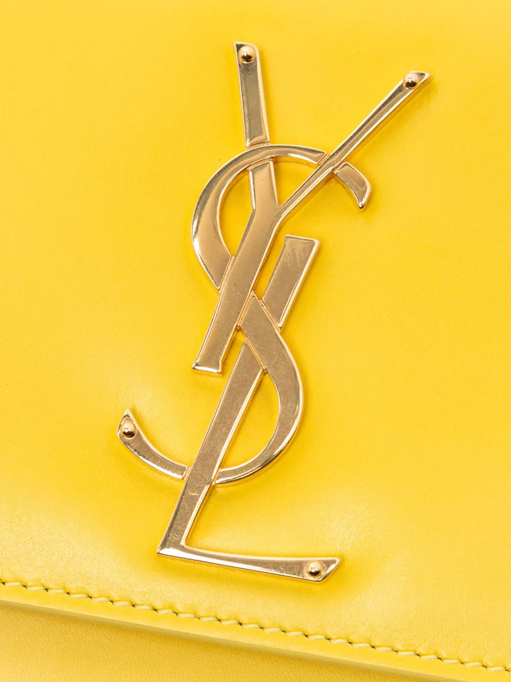 2013 Leather Monogram Cassandre Clutch Bag