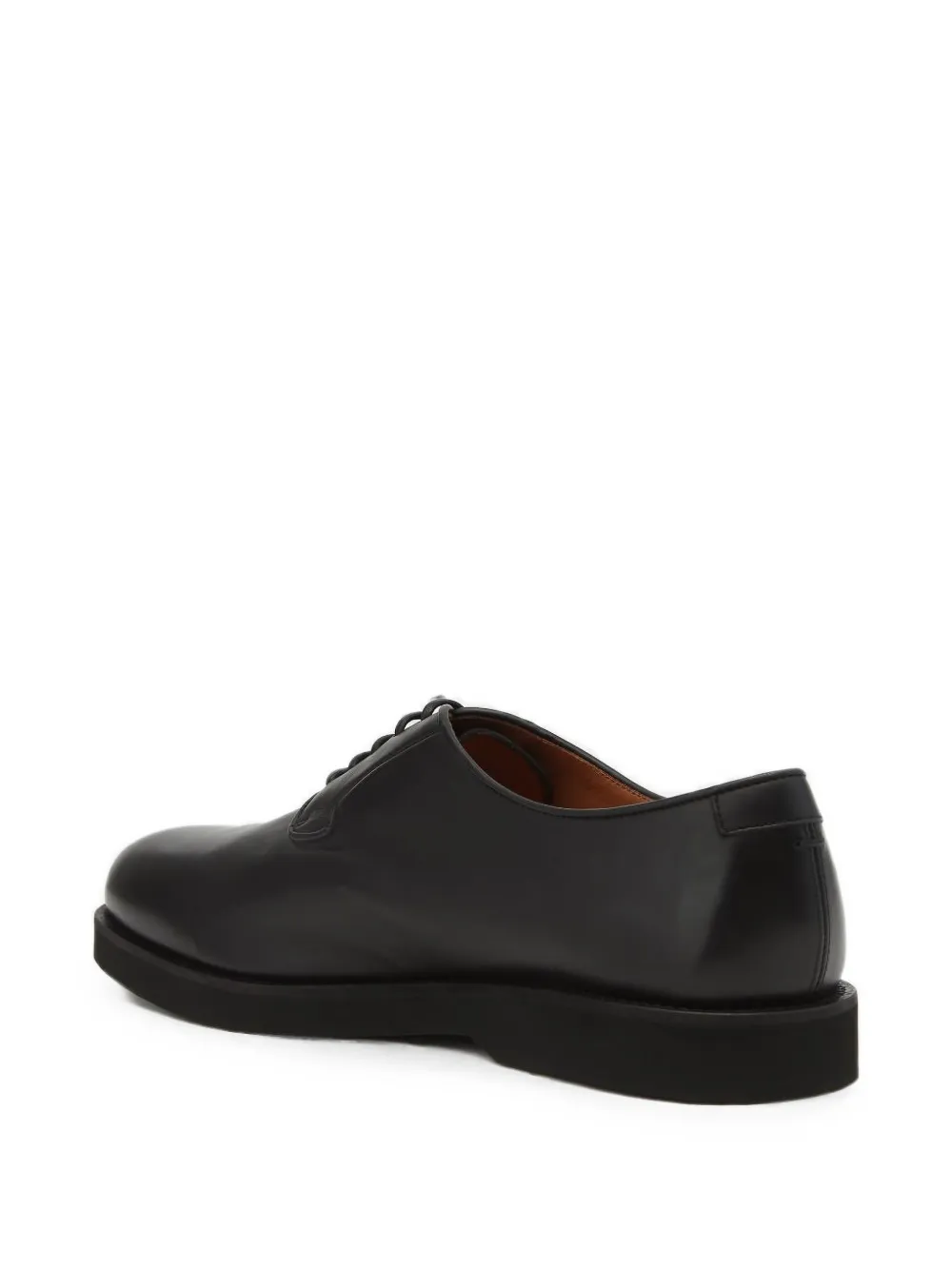 Doucal's leather derby shoes Zwart