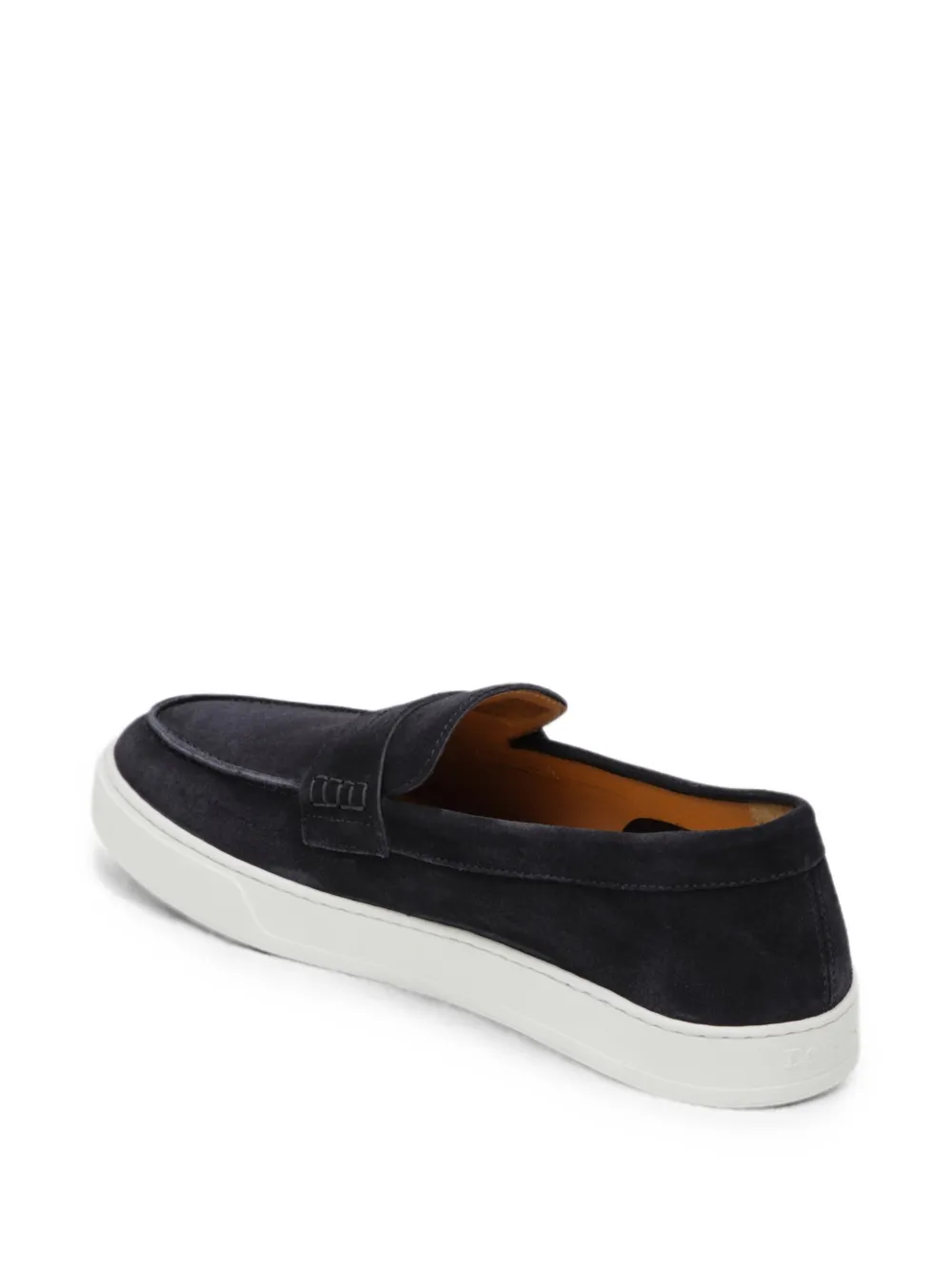 Doucal's suede penny-strap sneakers Blauw