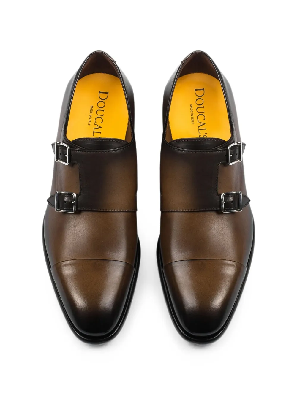 Doucal's Gespschoenen met dubbel bandje Bruin