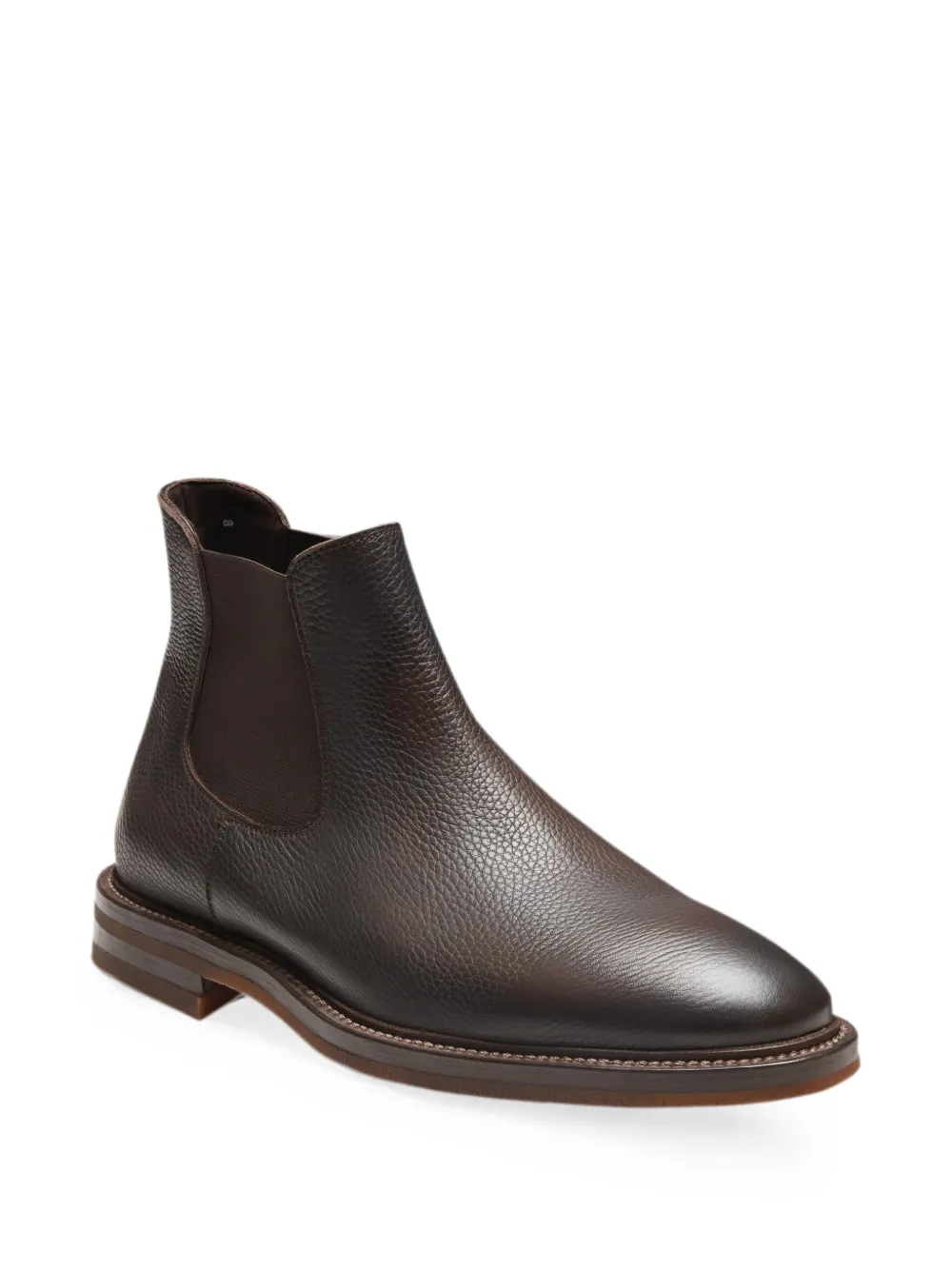 Fratelli Rossetti grainy leather Chelsea boots Bruin