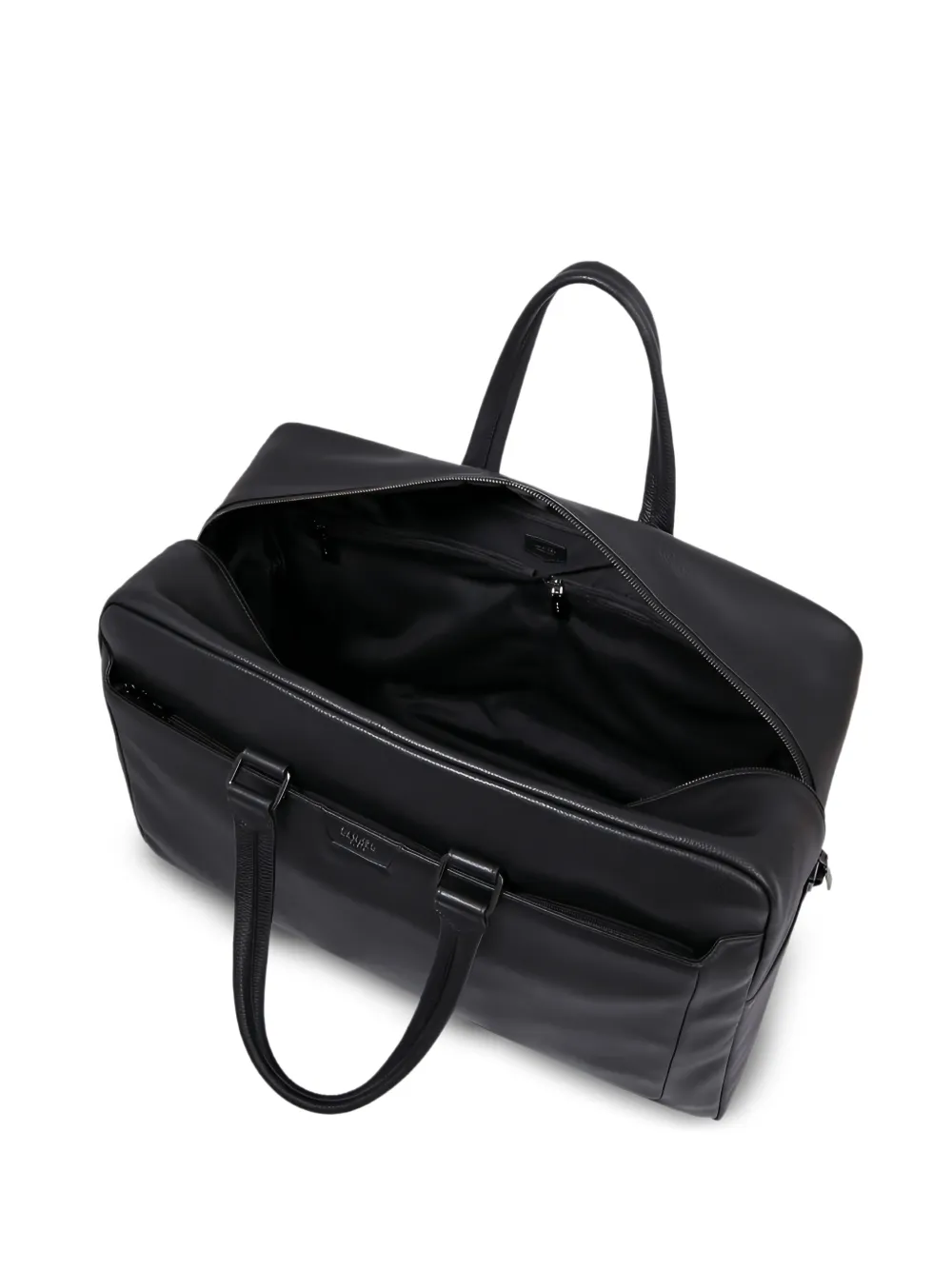 Lancel Schoudertas met handgreep Zwart