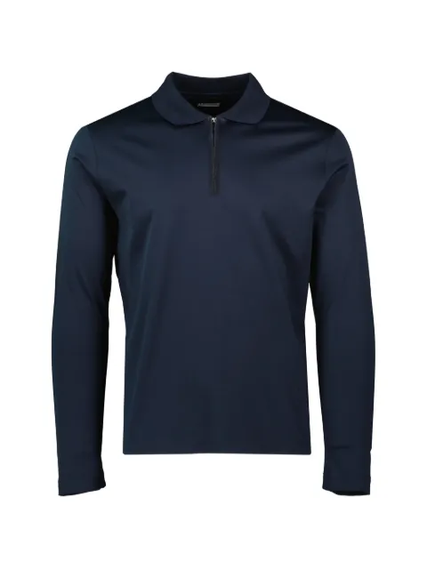 Pal Zileri zip long-sleeved polo shirt