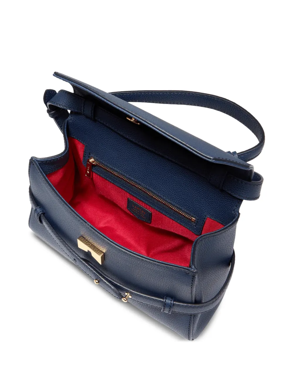 Lancel Faubourg leren tas met handgreep Blauw