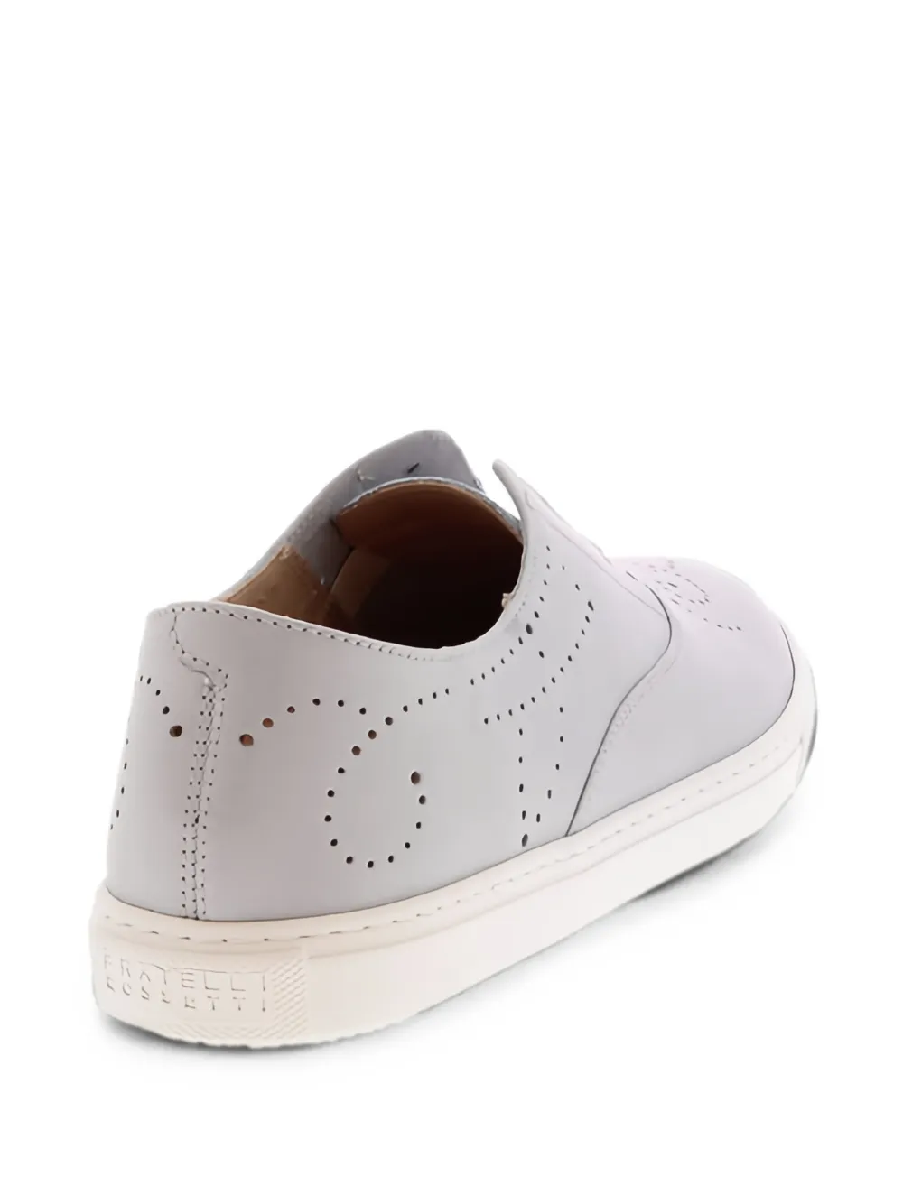 Fratelli Rossetti perforated leather sneakers Grijs