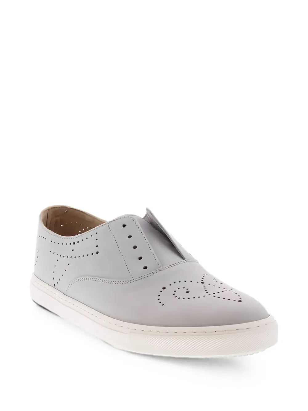 Fratelli Rossetti perforated leather sneakers Grijs
